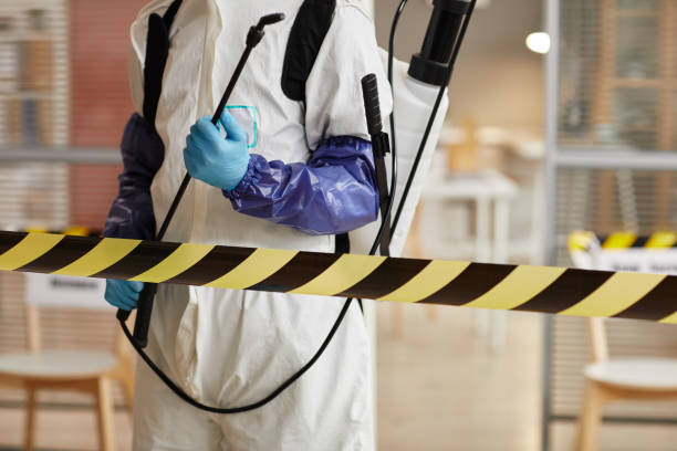 Professional Infectious Disease Decontamination technician working in Edroy, TX